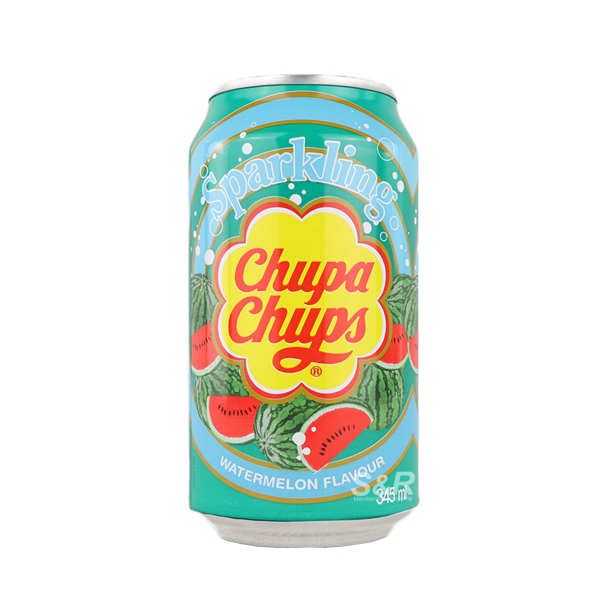 Chupa Chups Watermelon Sparkling Drink 345mL Chupa Chups Watermelon Sparkling Drink 345mL